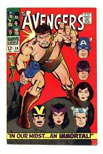 AVENGERS #38 5.5 1ST MEETING OF HERCULES & AVENGERS OW/W PGS 1967 picture