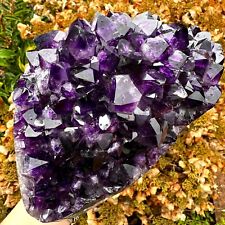 Large Uruguayan Amethyst Deep Rare Purple Raw Crystal Cluster Specimen picture