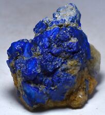 159 GM Mesmerizing Natural Royal Blue Lazurite Crystals On Matrix Specimen @Afg picture