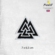 Valknut Triangle Vicking Sign Patch Iron On Patch Sew On Badge.For Clothes picture