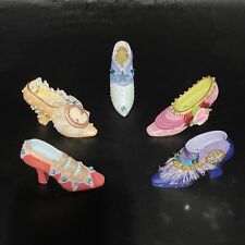 Miniature Decorative Shoes Finely Detailed Romantic LOT OF 5 * picture