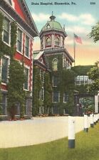 Vintage Postcard 1930's State Hospital Building Shamokin Pennsylvania Structure picture
