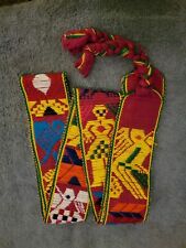 Vintage Native American Indian Sash Large 75” Long X 2½” Wide  picture