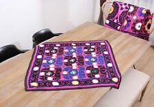 Suzani Uzbek Embroidered Table Cover 2.79' x 2.92' VINTAGE FAST Shipment 15595 picture