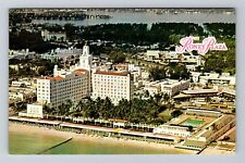 Miami Beach FL-Florida, Roney Plaza, Advertising, Vintage Postcard picture