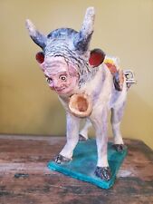 Vintage Mexican Folk Art Pottery Signed B.R.A. Nagual Bull Medrano Ortega picture