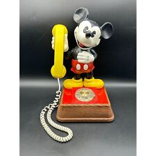 Vintage 1976 Walt Disney Mickey Mouse Rotary Phone American Telecommunications picture