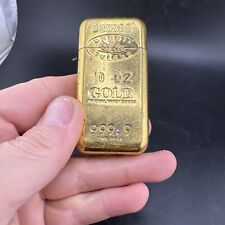 Vintage Gold Credit Suisse Gold Plated Promotional Lighter picture