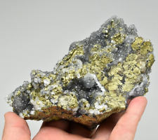 Pyrite on Quartz - Casteel Mine, Iron Co., Missouri picture