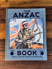 Vintage 1916 THE ANZAC BOOK Original Hardcover Book WW1 Gallipoli Book Australia picture