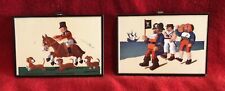 Classic Childrens Animated Wooden Plaques 1960's picture