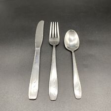 Vintage Wallace Stainless Flatware Diner 1950’s Mid Century Fork Spoon Knife  picture