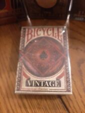 Vintage Classic (1st Version v1) Bicycle Playing Cards- NEW SEALED picture