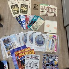 Huge Disney brochures and advertising collectibles lot WOW Huge Fast 📦🌎 picture