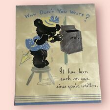 VINTAGE Why Don't You Write Greeting Card | Unused | P154 picture