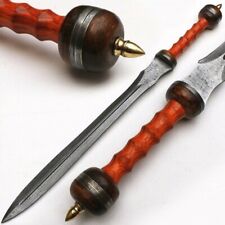28 inches Damascus steel handmade Gladiator sword battle ready sword . picture