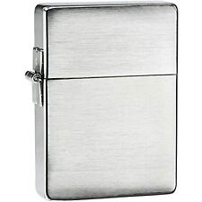 Zippo 1935 Replica Brushed Chrome without Slashes Pocket Lighter picture