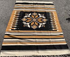 Native American Wool Rio Grande Rug Size 4.7x 6.6 Ft picture