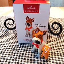 HALLMARK OLIVER AND DODGER 2023 DISNEY CHRISTMAS ORNAMENTS OLIVER AND COMPANY picture