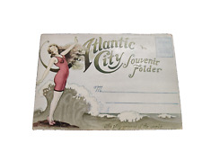 Antique Atlantic City  Souvenir 18 Picture Folder Post Card Size  JJP 67 picture