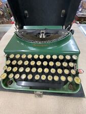 1930’s  Typewriter Remington Green Duo Tone Green Portable Model picture
