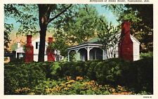 Postcard AL Tuscumbia Alabama Helen Keller Birthplace Linen Vintage PC G9601 picture