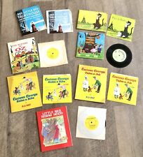 Vintage Children’s Book and Record Sets Mixed Lot 7 Curious George, Wizard Of Oz picture