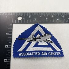 Zig-Zag-Cut-From-Hat Patch-ish Piece ASSOCIATED AIR CENTER (Gray Airplane) 32R6 picture