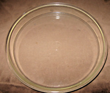 Antique 1915-1919 PYREX Glass Cake Pie Plate #221, with Money $ Stamp, 9 inches picture