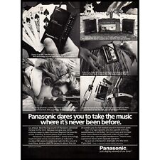 1985 Panasonic Personal Stereos Vintage Print Ad RF-H5A RQ-J16 RX-538 Wall Art picture