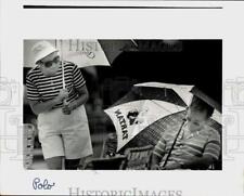 1991 Press Photo Iris and David McLeish at Polo Game, Ox Ridge Hunt Club picture