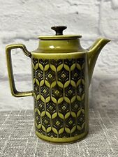 Vintage Hornsea Green Heirloom Teapot MCM Porcelain UK picture