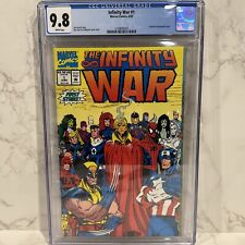Marvel Infinity War #1 (1992) CGC 9.8 Comic Gatefold Wraparound Cover White Pgs picture