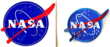 NASA Insignia Patch + NASA Insignia Sticker. Kennedy Space Center  (2 Pack) picture
