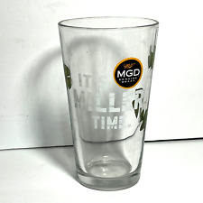 Its Miller Time MGD St Patricks Day Clover Pint Glass picture