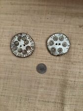 2 mother of pearl antique buttons from Pakistan picture