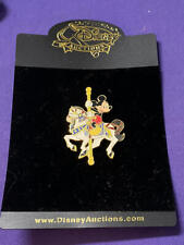 DISNEY AUCTIONS MICKEY MOUSE ON CAROUSEL HORSE PIN LE 1000 picture