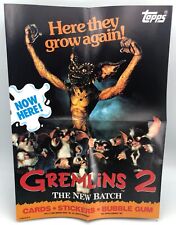 1990 Topps Gremlins Marketing Movie Wall Poster Trading Card Box Insert 10