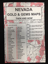 NEVADA Gold & Gems Maps Then and Now LOCATE Minerals Fossils picture