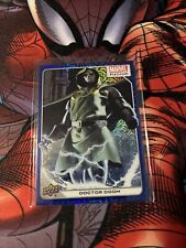 2023 Upper Deck Marvel Platinum #11 Doctor Doom Blue Traxx /499 Parallel Card picture