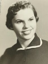 MB Photograph Young Woman School Class Photo Portrait 1957 picture