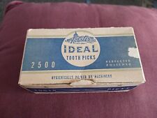 Vintage Forster IdealToothpicks Box, 2500 Ct.  Farmington, Maine  picture