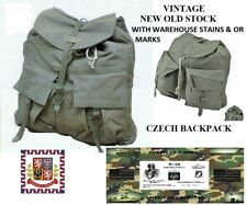 Vintage Czech Army Backpack New Old Stock With Warehouse Storage Marks /Stains picture