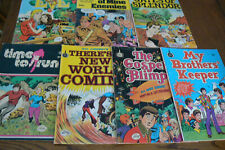Lot of 7 Spires Christian Comic Books Adam Eve New World Brothers Keeper Enemies picture