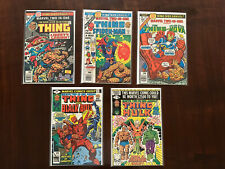 Marvel Two-In-One Annual (1976) - 5 issue Bronze Age lot #1-5 picture