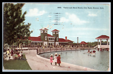 c1910 Vintage Postcard Casino and Band Stand City Park Denver, Colo. picture