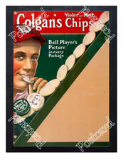 Historic Ty Cobb Colgans Chips 1909 Advertising Postcard picture