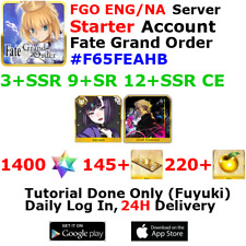[ENG/NA][INST] FGO / Fate Grand Order Starter Account 3+SSR 140+Tix 1430+SQ picture