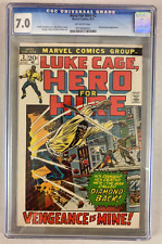 Luke Cage Hero for Hire #2 (1972) CGC 7.0 Diamondback Appearance Marvel Comics picture
