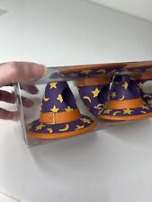 Mary Engelbreit Halloween Witch Hat Napkin Rings Enesco Set Of 4 picture